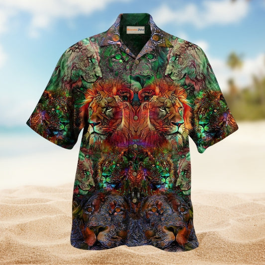 Lion Love Forest Limited Edition – Hawaiian Shirt