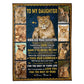 Lion The Rest Of Your Life Daughter Gift 50 x 60 Inch Flannel Blanket For Cozy Bedroom And Sofa Decor