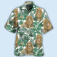 Lion Tropical Leaf Majestic Design – Hawaiian Shirt