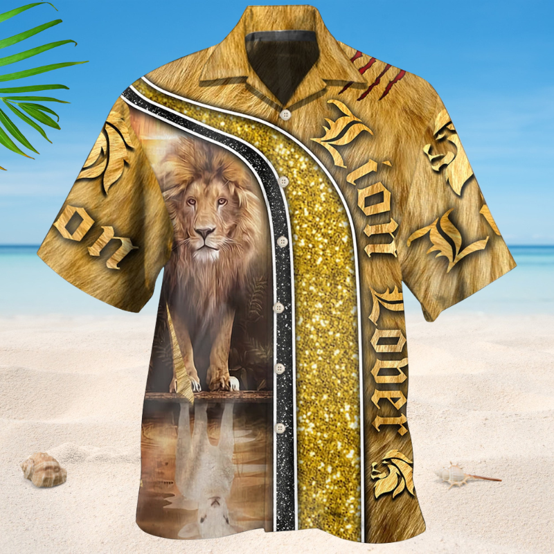 Lion Luxury Style – Hawaiian Shirt