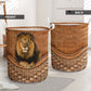 Lion Rattan Teaxture Proud - Laundry Basket - Owls Matrix LTD