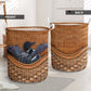 Loon Rattan Teaxture Style - Laundry Basket - Owls Matrix LTD