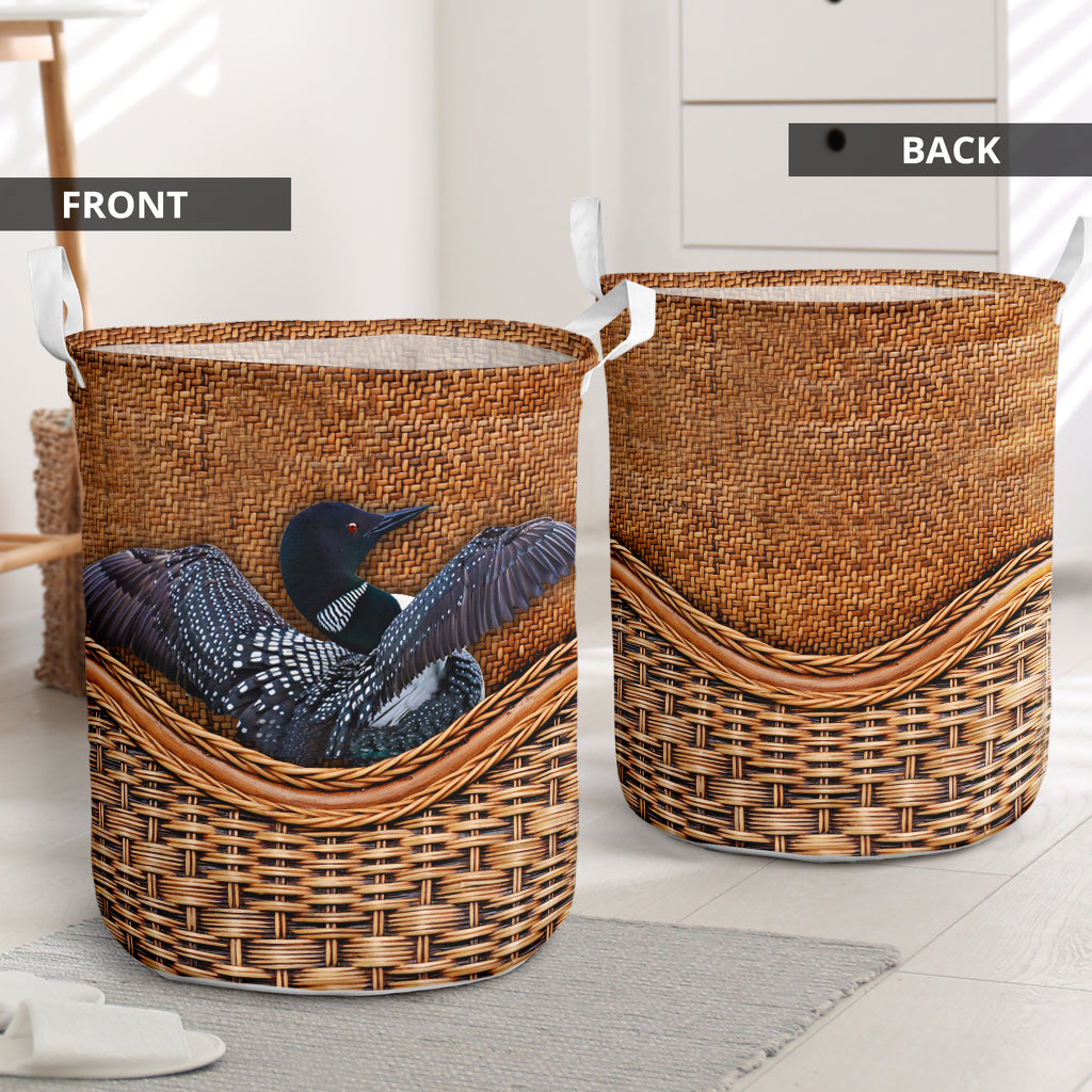 Loon Rattan Teaxture Style - Laundry Basket - Owls Matrix LTD