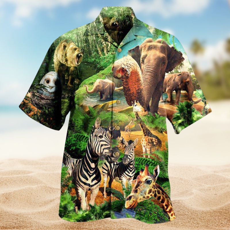 Love And Conserve Our Wildlife Edition – Hawaiian Shirt