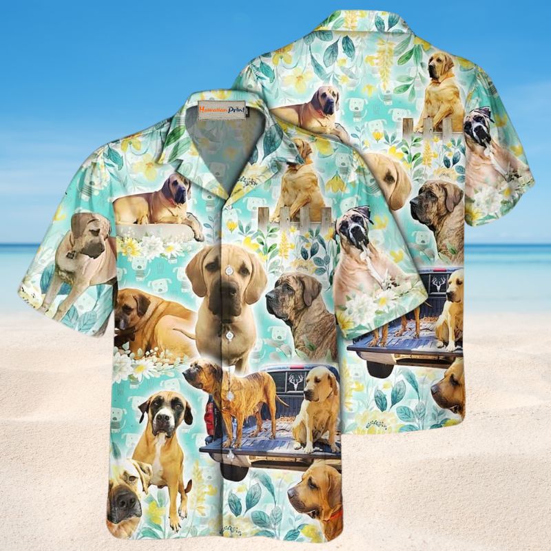 Love Dog Floral Style – Hawaiian Shirt