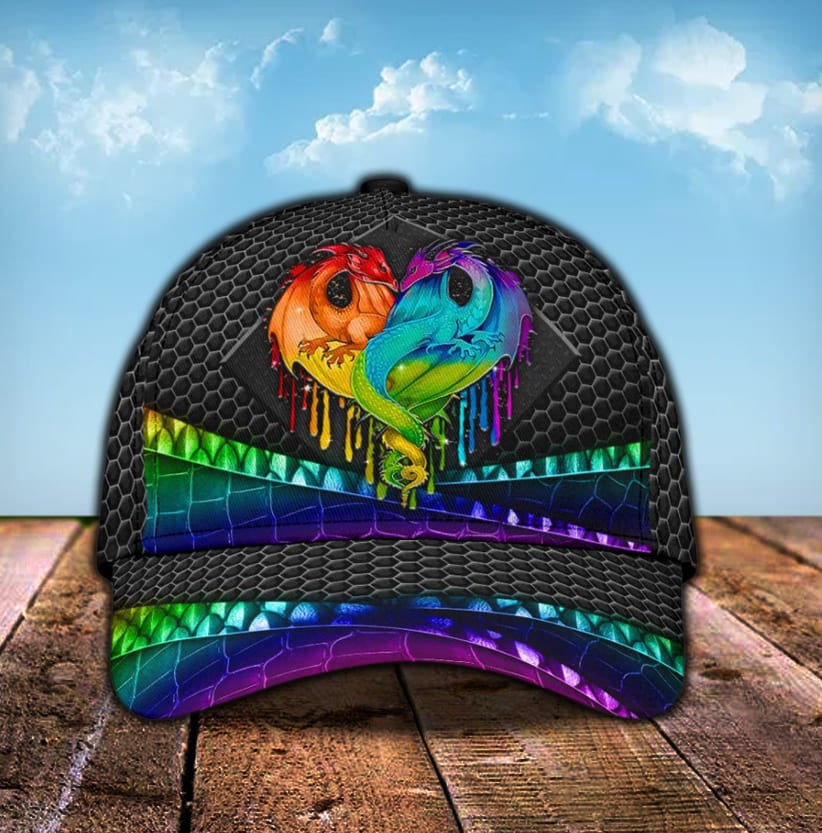 Love LGBT Dragon Pride Fantasy Style – Classic Cap