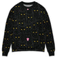Lovely Black Cat Looking At You – Sweater - Ugly Christmas Sweater