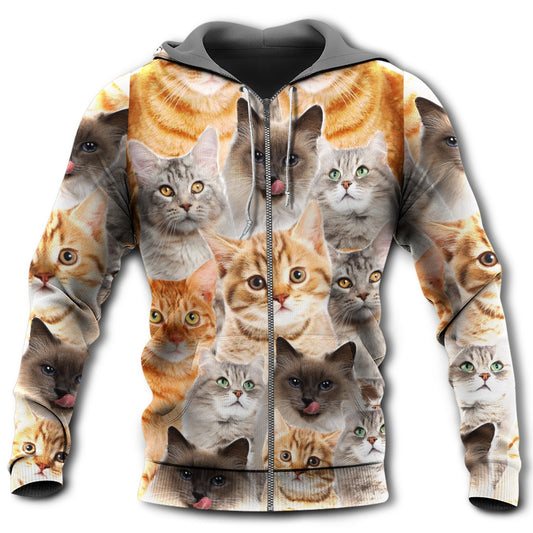 Lovely Cat In My Heart - 3D Hoodie