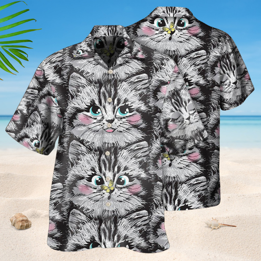 Lovely Cat Love Life Style – Hawaiian Shirt
