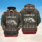 Lowrider Vintage Christmas Vibe Art – 3D Hoodie
