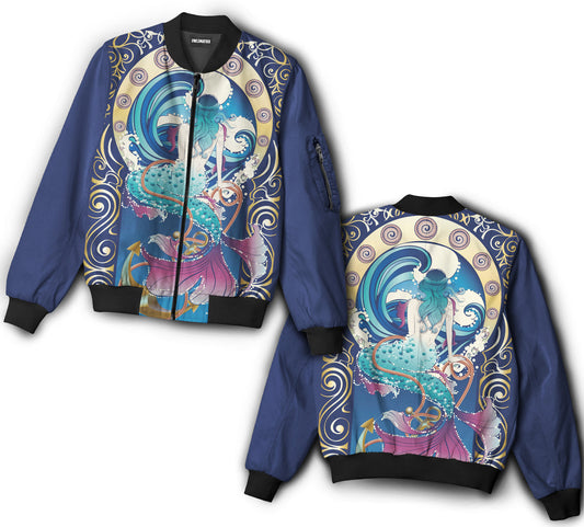 Mermaid legend love the sea - Bomber jacket - BOMJ01TNH070921-Owls Matrix