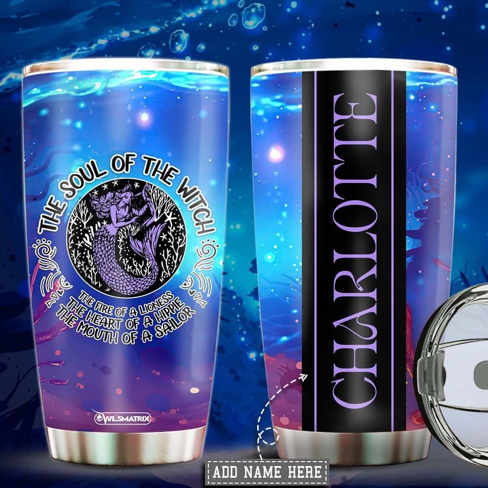 Mermaid The Soul Of Witch Personalized 20 Oz Tumbler