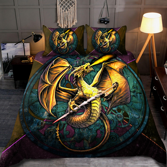 Dragon Fantasy Bedding Cover For Fantasy Bedroom Decor