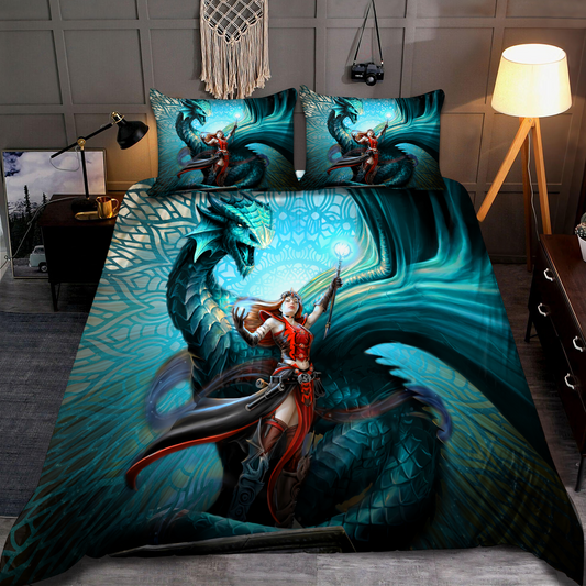 Dragon Fantasy Bedding Cover For Fantasy Bedroom Decor