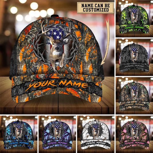 Awesome USA Deer Hunting Personalized – Classic Cap