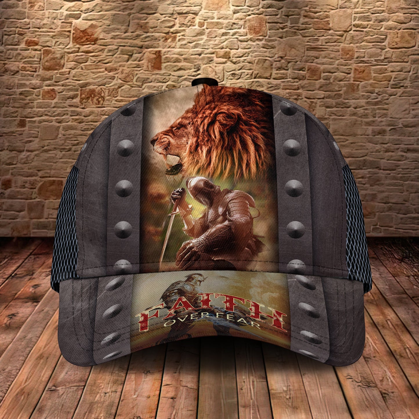 Faith Over Fear Warrior Vertical – Classic Cap 