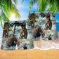 Woolly Mammoth Prehistoric Art - Beach Short