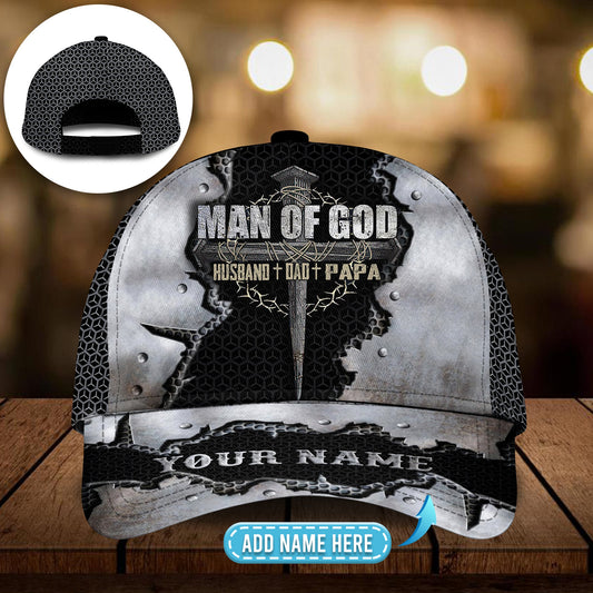 Man Of God Dark Personalized – Classic Cap