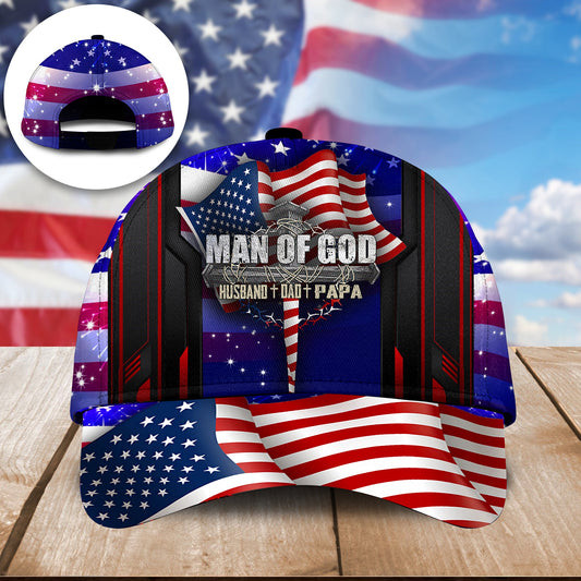 Man Of God American – Classic Cap