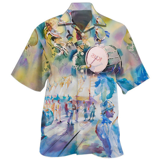 Marching Band Music Art Style – Hawaiian Shirt