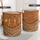 Marching Band Rattan Teaxture - Laundry Basket - Owls Matrix LTD