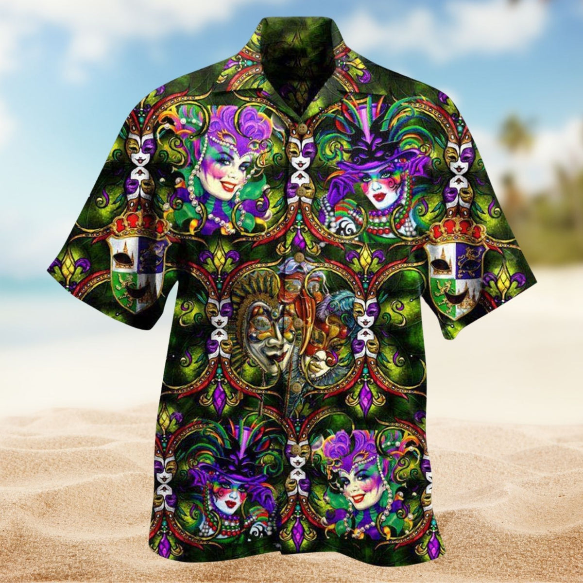 Mardi Gras Festival Edition – Hawaiian Shirt