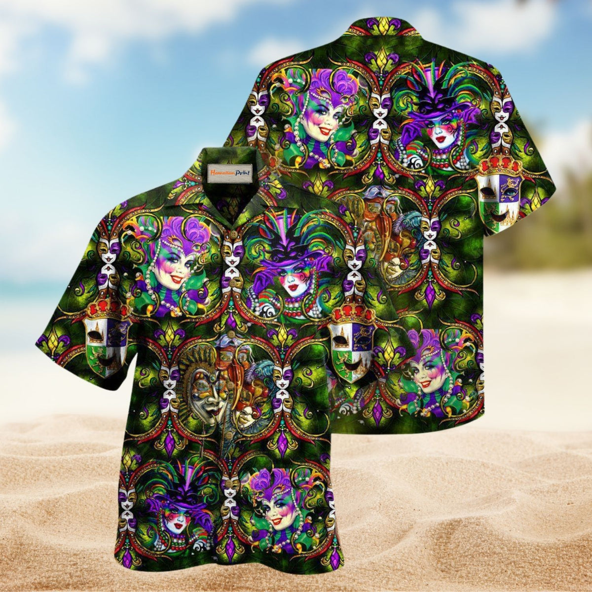 Mardi Gras Festival Edition – Hawaiian Shirt