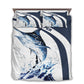 Marlin Fishing Hobby Bedding Cover For Outdoor Lover Bedroom Decor