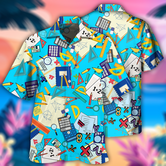 Math I Love Math Funny Style – Hawaiian Shirt
