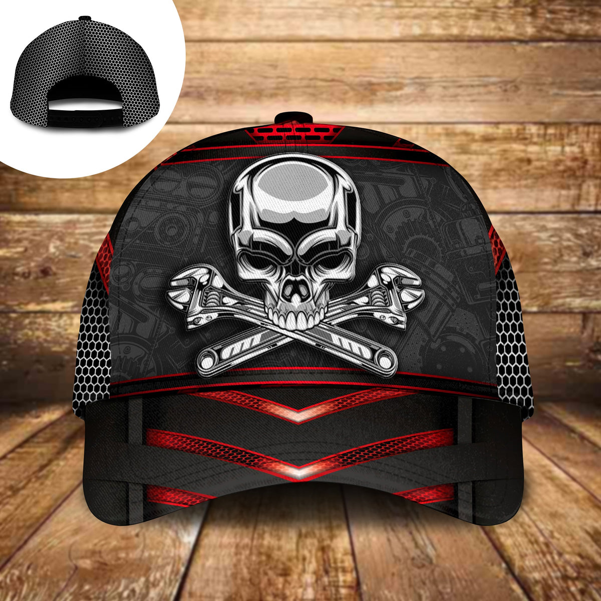 Mechanic Skull Vintage Industrial Style – Classic Cap