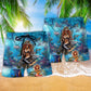 Mermaid And Skull Beautiful Art – Beach Short
