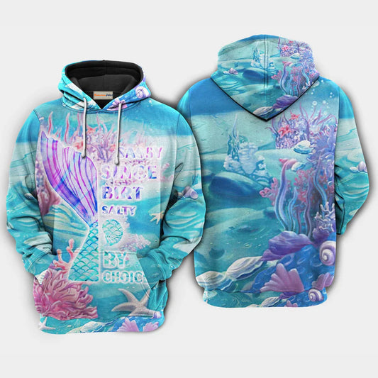 Mermaid Ocean Skyline Art – 3D Hoodie