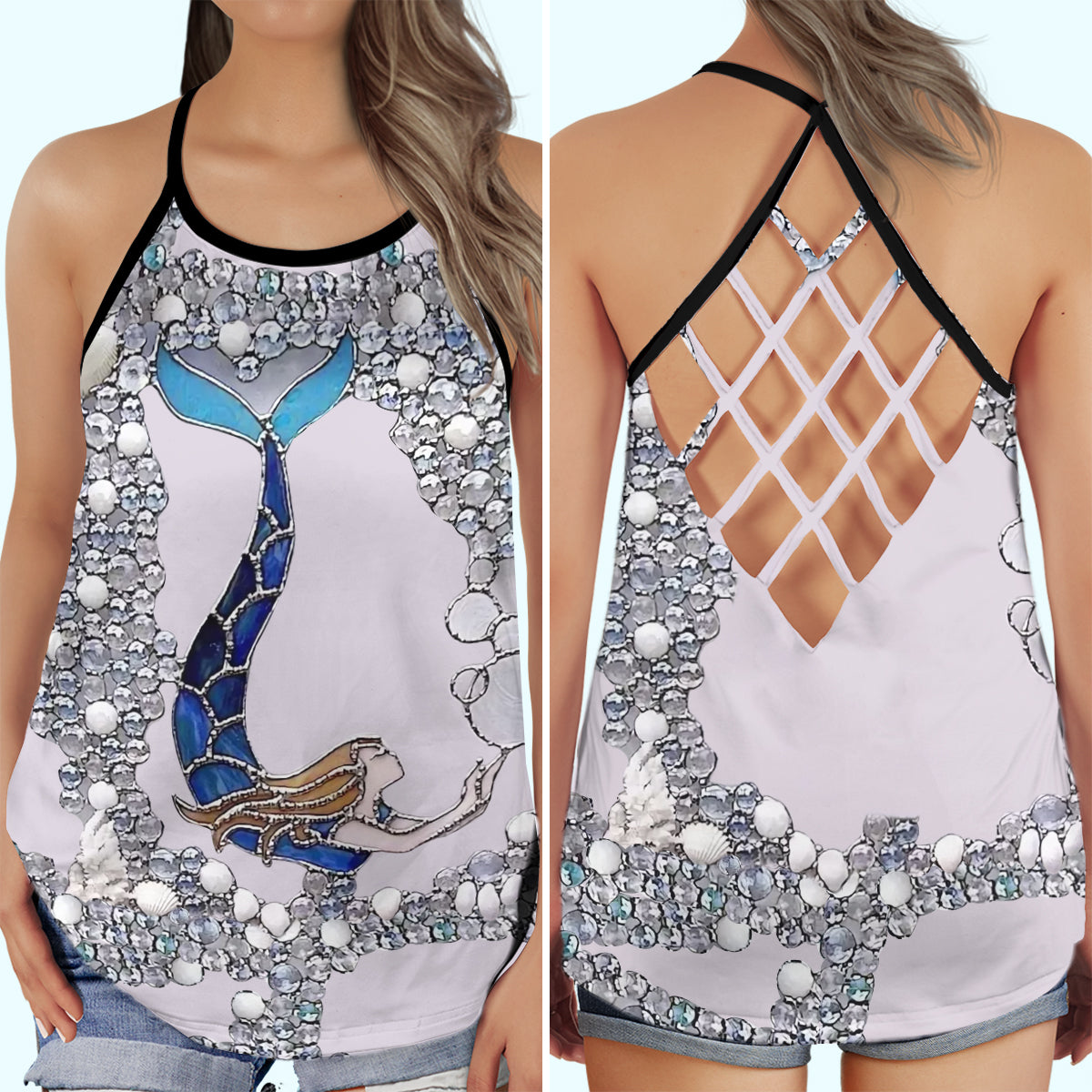 Mermaid Princess Of The Sea 01 – Hollow Tank Top