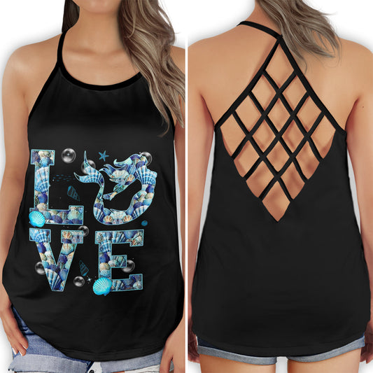 Mermaid Ocean Princess Dream Vibes - Hollow Tank Top