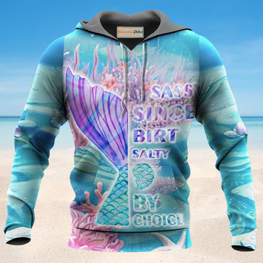 Mermaid Ocean Sky By Choice - 3D Hoodie