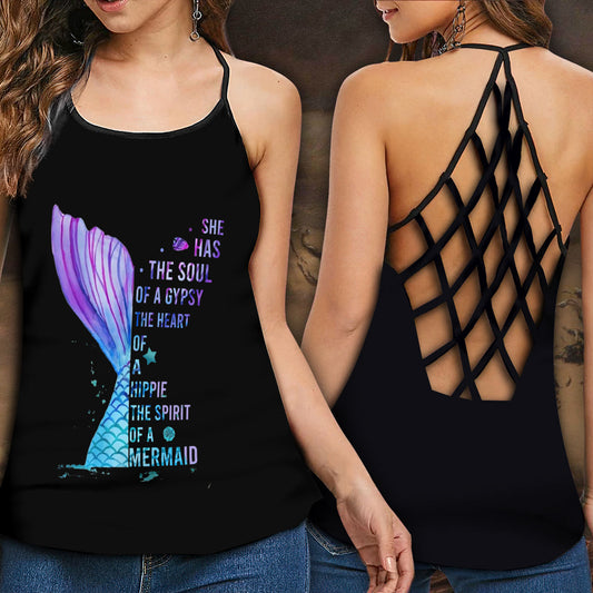 Mermaid Princess Sea Soul Ocean Lover – Hollow Tank Top