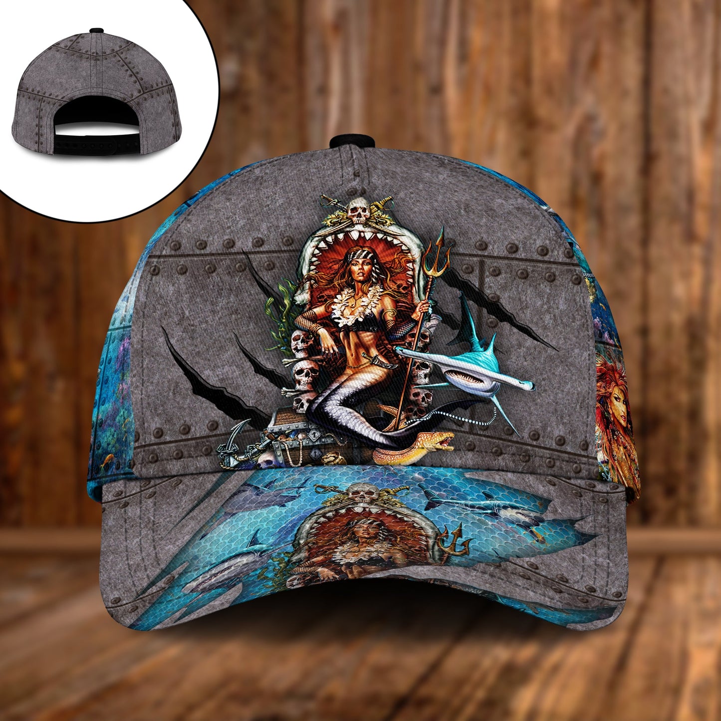 Mermaid Queen Ocean Lover Style – Classic Cap