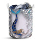 M: 21.65"x15.75" (55x40 cm) Mermaid Blue Ocean Basic Style - Laundry Basket - Owls Matrix LTD