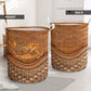 Mermaid Rattan Teaxture Nice Style - Laundry Basket - Owls Matrix LTD