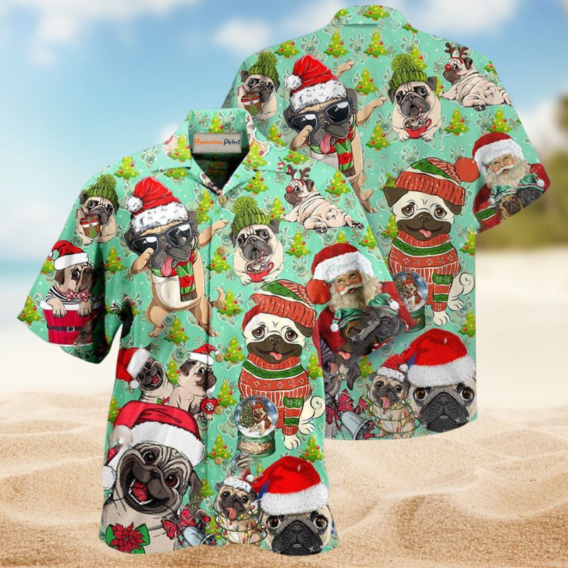 Merry Pugmas Edition – Hawaiian Shirt
