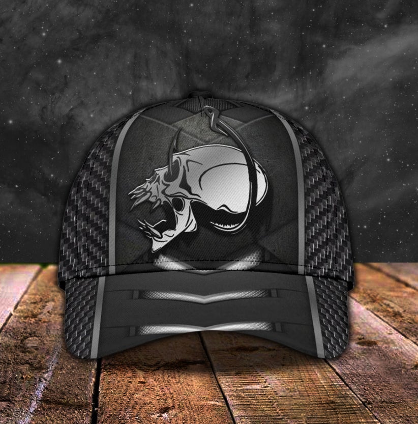 Metal Skull Fishing Hook – Classic Cap