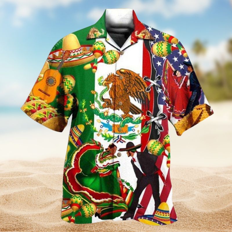 Mexican American Patriot By Choice Edition – Hawaiian Shirt