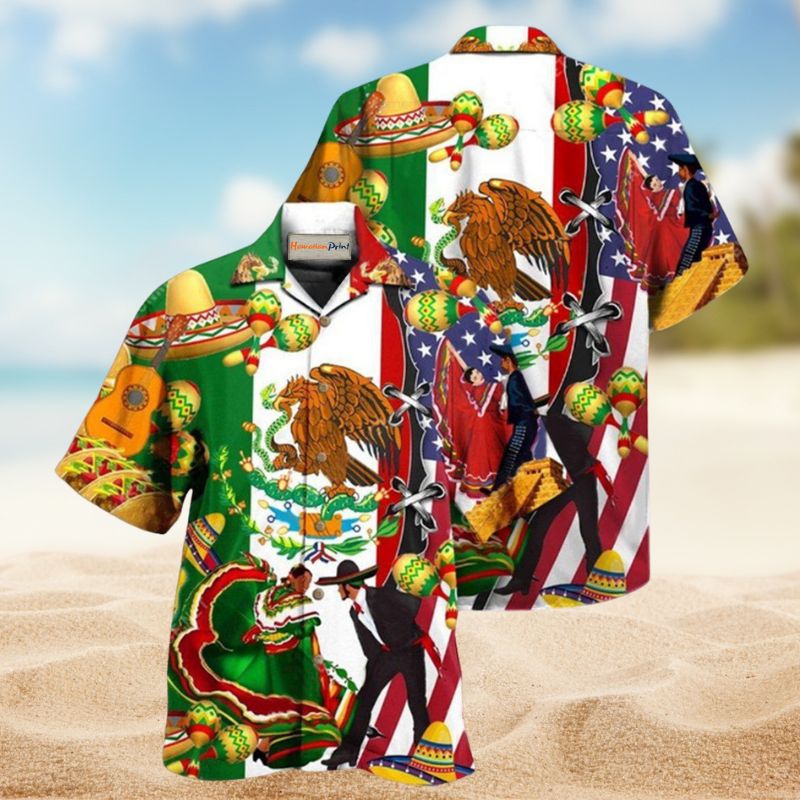 Mexican American Patriot By Choice Edition – Hawaiian Shirt