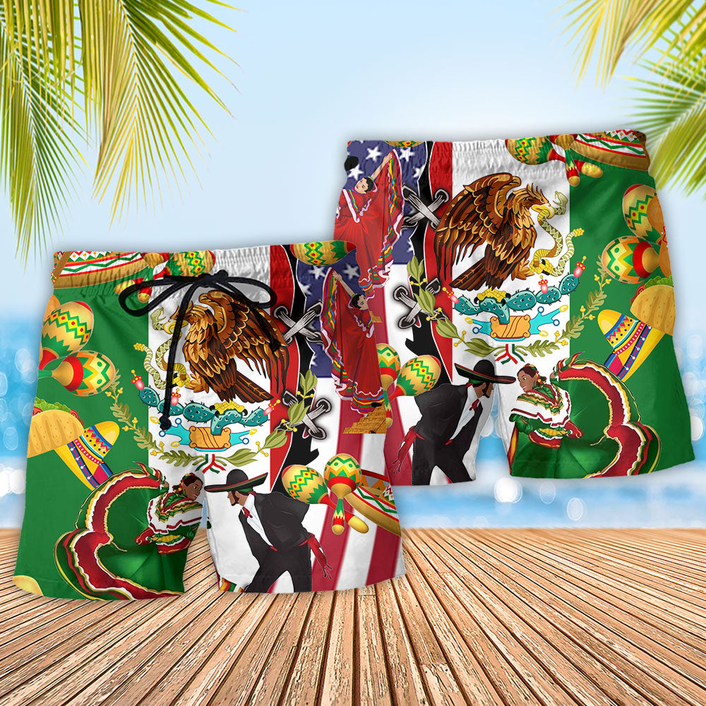 Mexican American Pride Heritage – Beach Short
