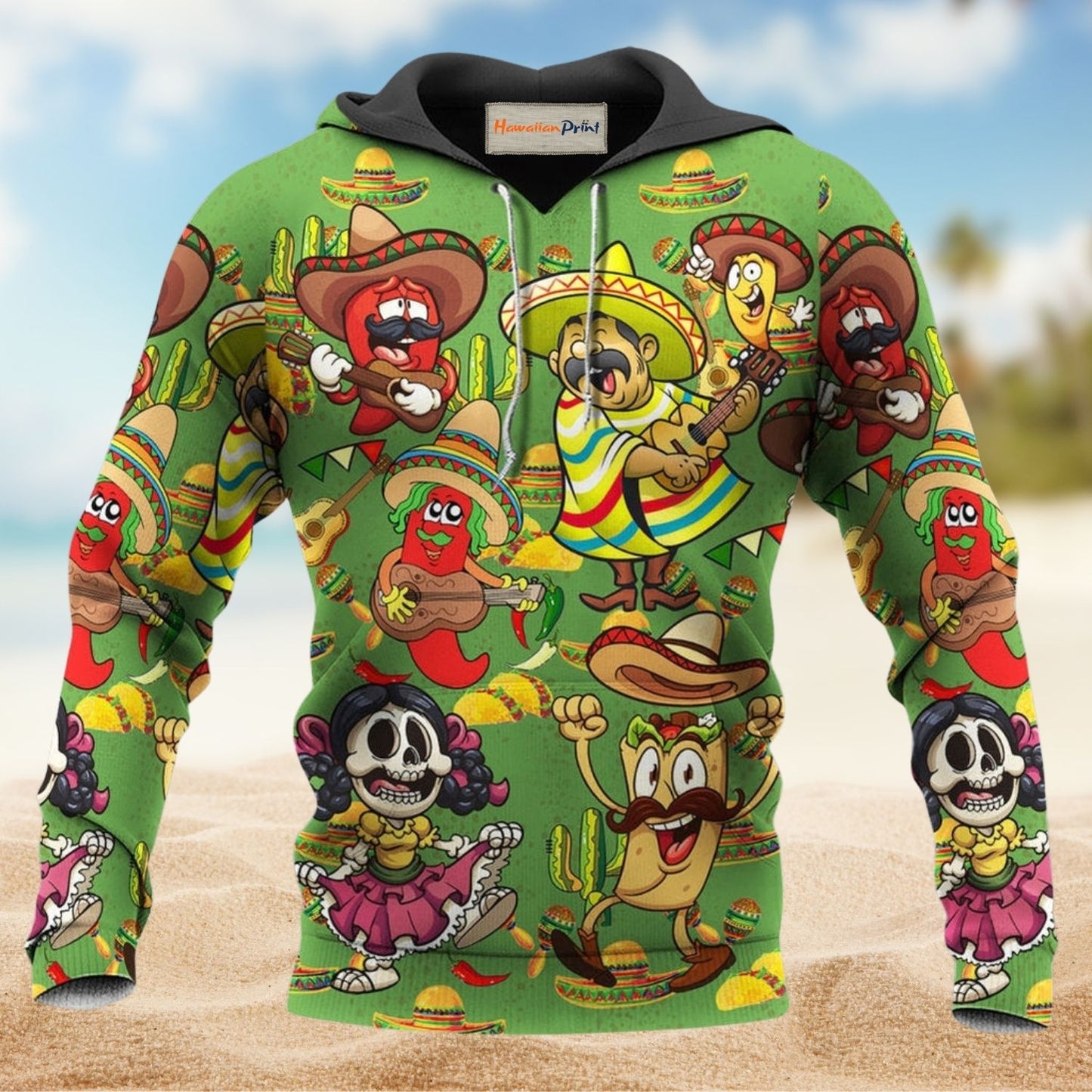 Mexican Food Culture Love Forever - 3D Hoodie