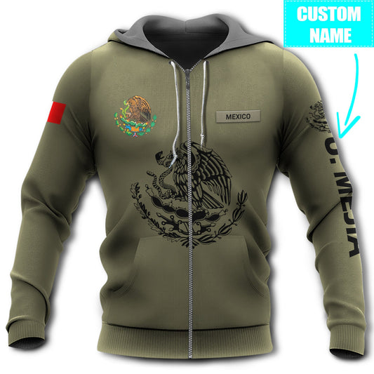 Mexico Eagle Symbol Personalized - 3D Hoodie