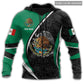 Mexico Green Theme Personalized - 3D Hoodie