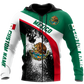 Mexico Symbol Love Mexico Personalized - 3D Hoodie3