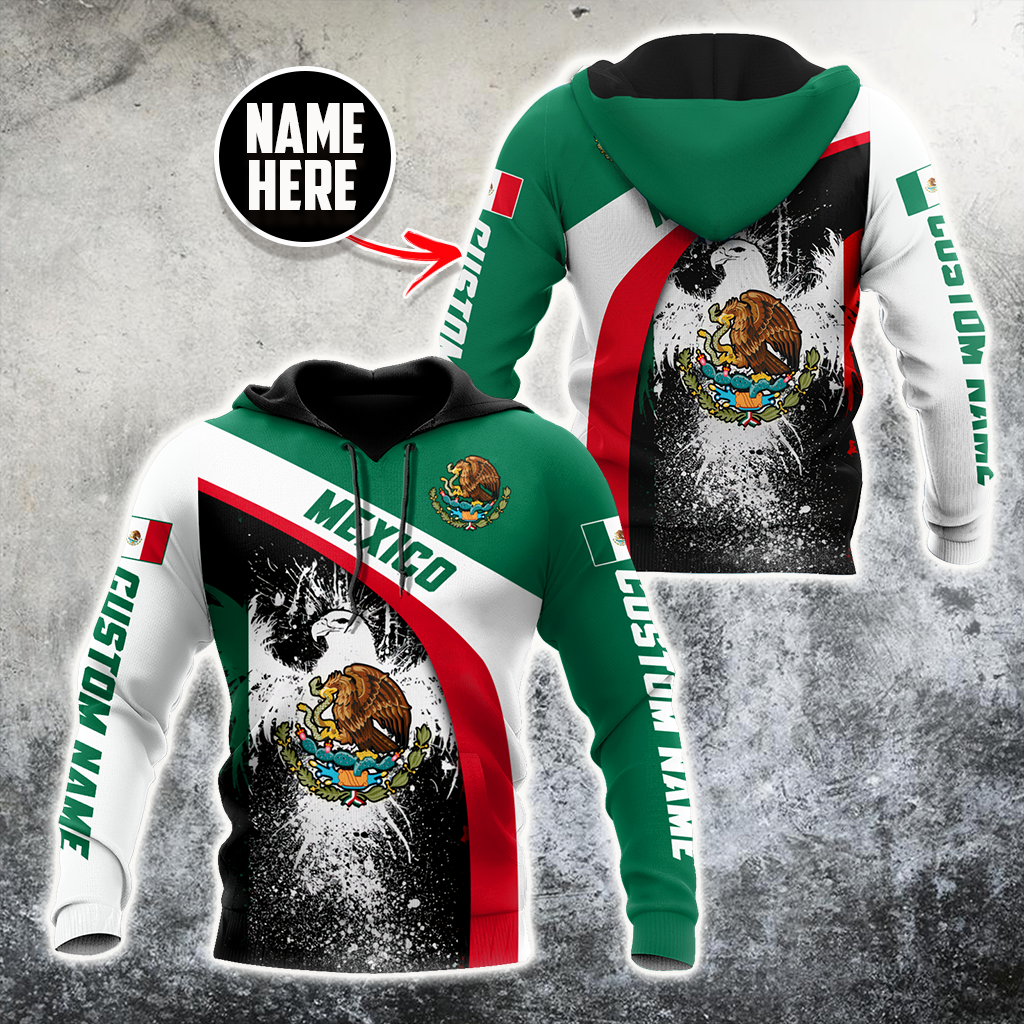 Mexico Symbol Love Mexico Personalized - 3D Hoodie4