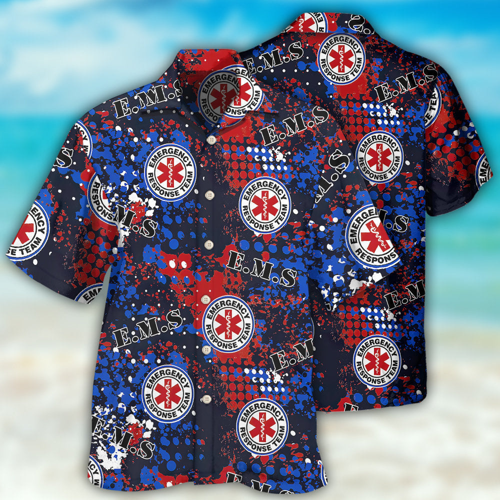 Military Police Firefighter Nurse Tribute - Hawaiian Shirt